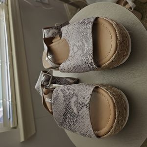 Brand new ankle strap sandals